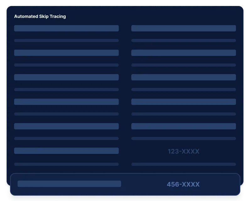 Skip Tracing